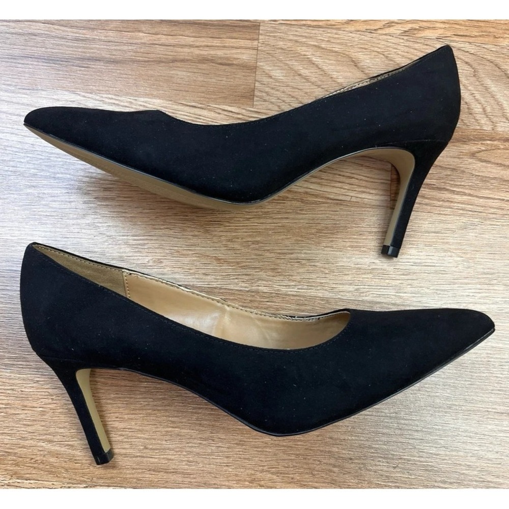 J Crew Heels Pumps Black Suede Women's Size 8.5 NEW